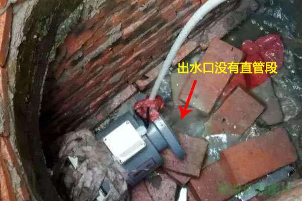 智能型電磁流量計錯誤安裝圖片（4P)